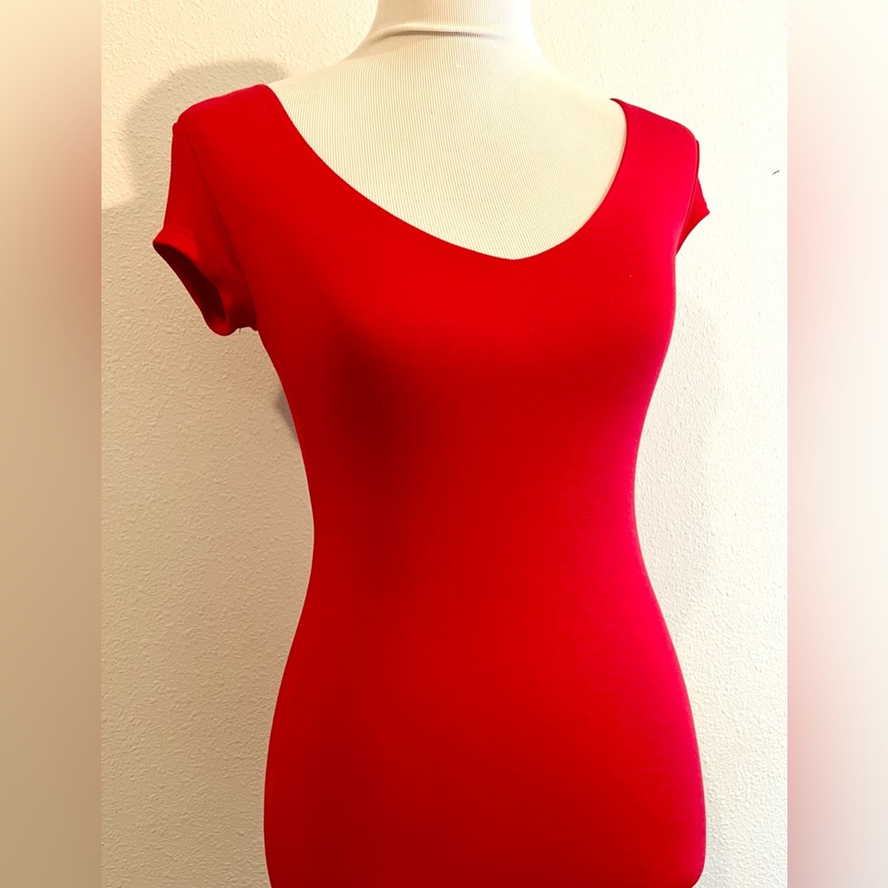 Red cocktail dress, See You Monday